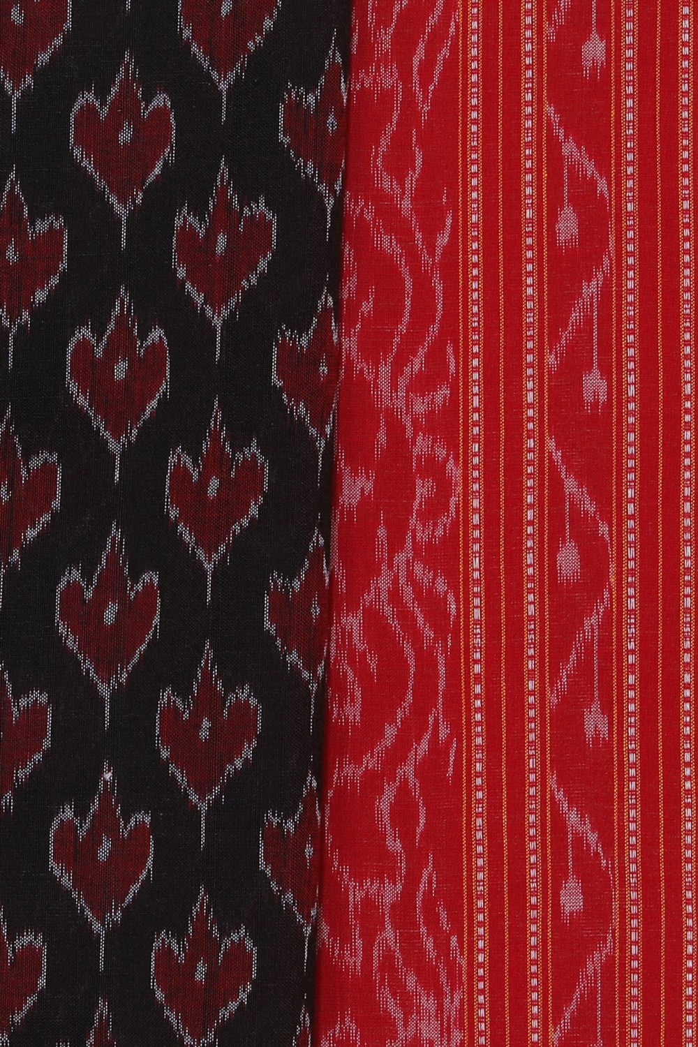 Image of Sambalpuri Cotton Black Saree